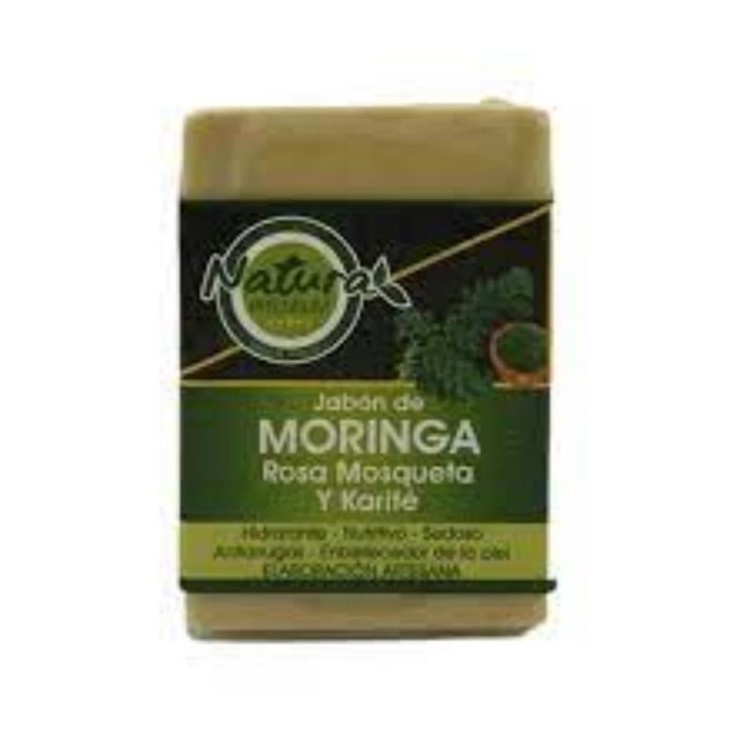 Jabon de moringa, rosa mosqueta y karité (100g.)