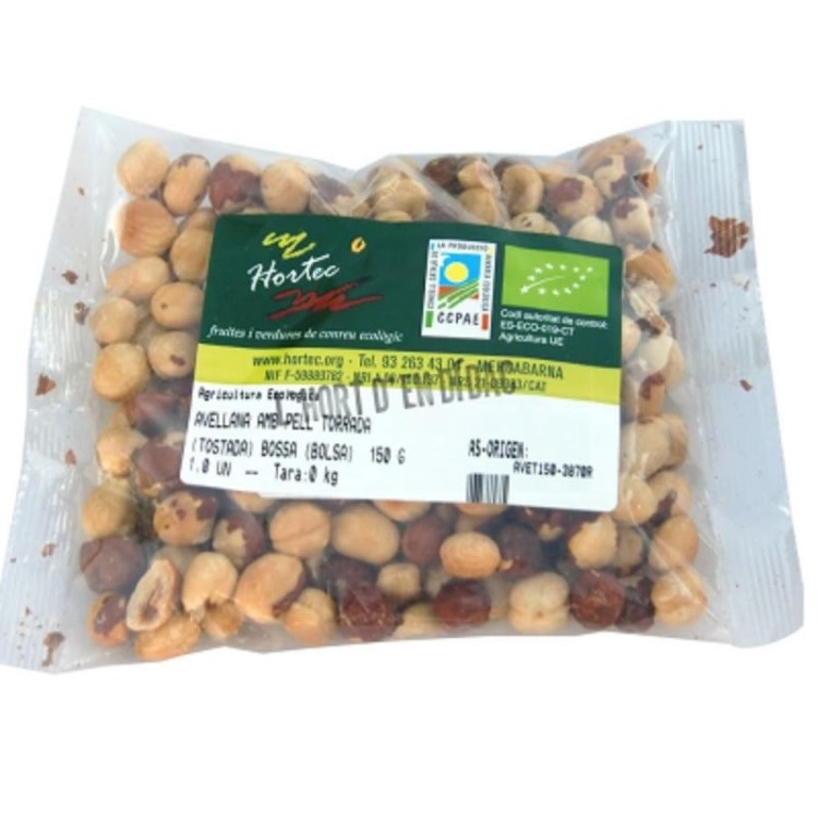 Avellana tostada ecologica (120g.)