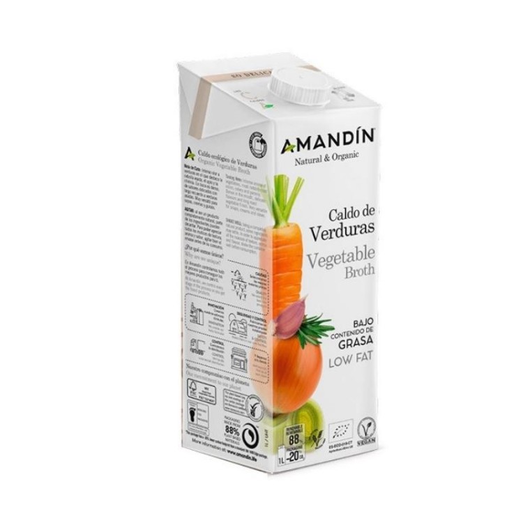 Caldo de verduras ecologico (1L) (Amandín)