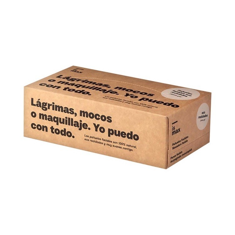 Pañuelos faciales eco Caja 150Ud. Ismax