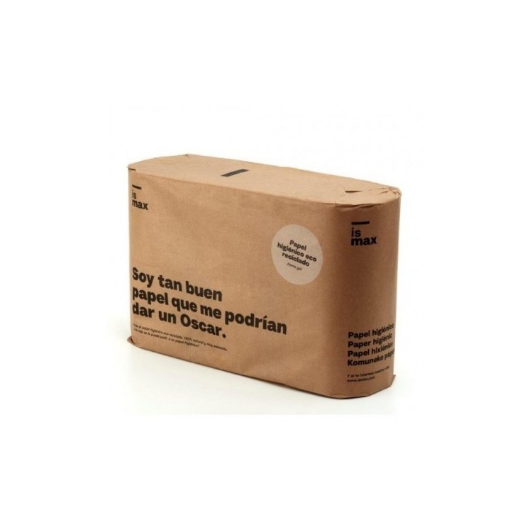 Papel higienico doble capa rec. eco Is max 6Uds.