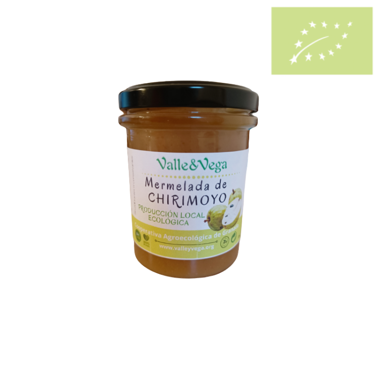 Mermelada de chirimoyo eco (210g.) Valle y vega
