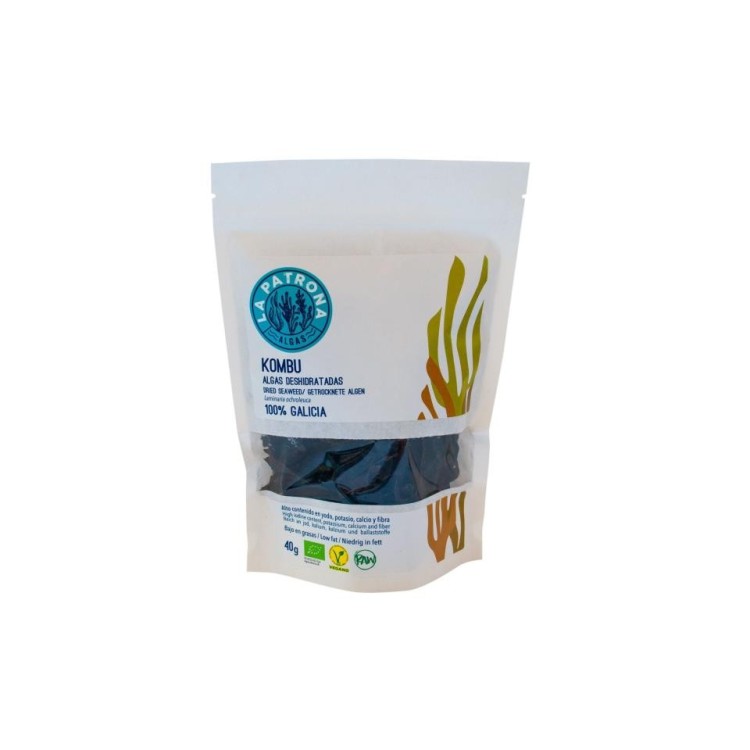 Alga kombu deshidratada ecologica 40g. Patrona