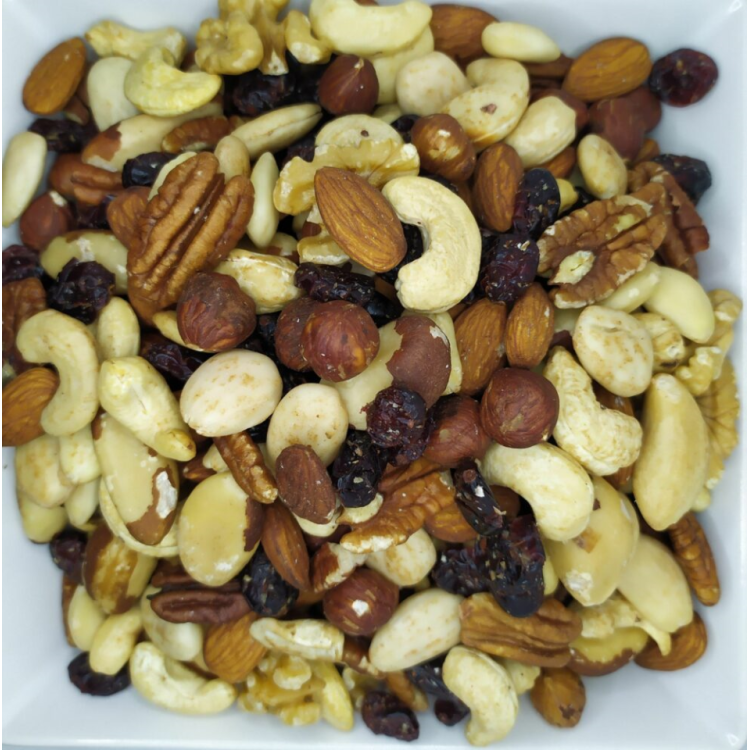 Mezcla de frutos secos con pasas ecologicos