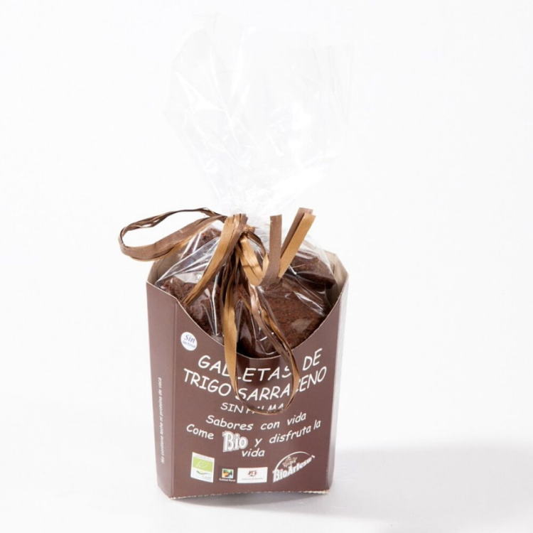 Galletas de trigo sarraceno y algarroba eco 150g.