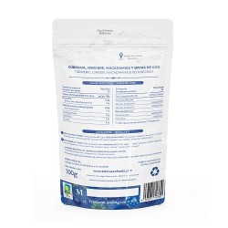 Granola de curcuma, jengibre, macadamias eco 300g.