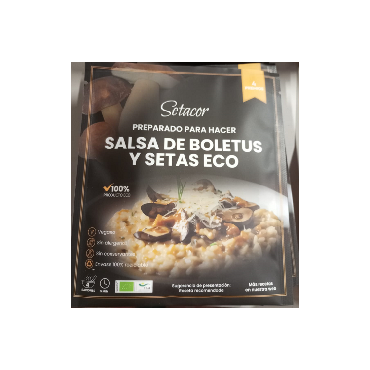 Salsa de Boletus y setas eco 25g. Setacor