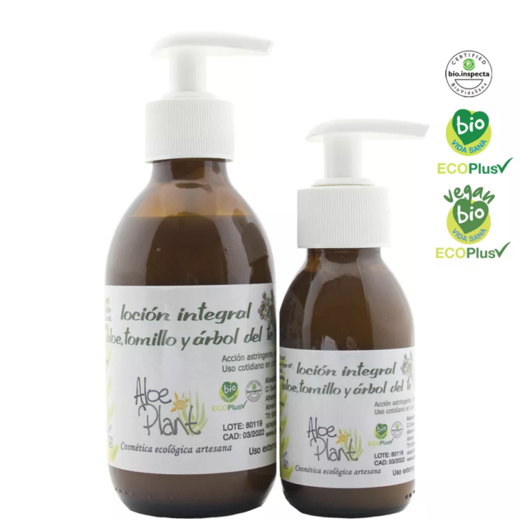 Locion integral aloe, tomillo y arbol del te 200mL