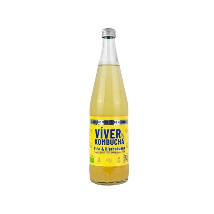 Kombucha tropical (piña-hierbab.) Viver eco 700mL