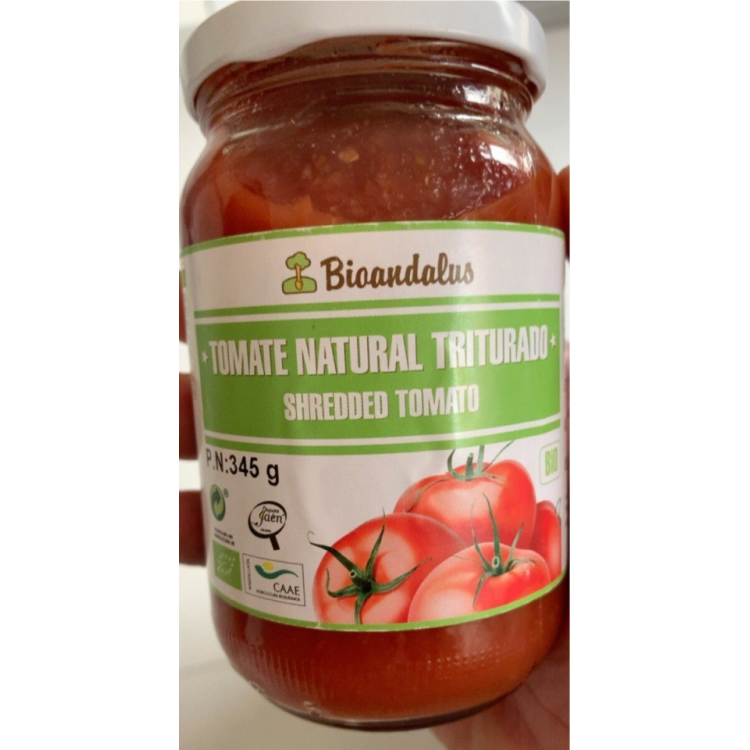 Tomate triturado ecologico 345g Bioandalus