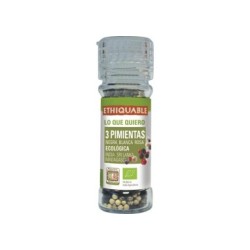 Pimientas tres colores grano eco CJ 45g. IDEAS
