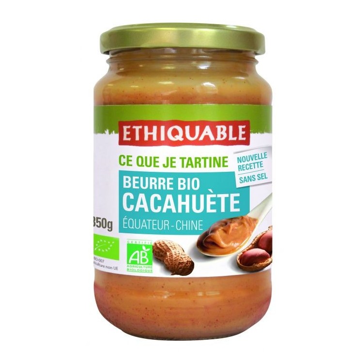 Crema de cacahuete ecologicos CJ 350g. IDEAS