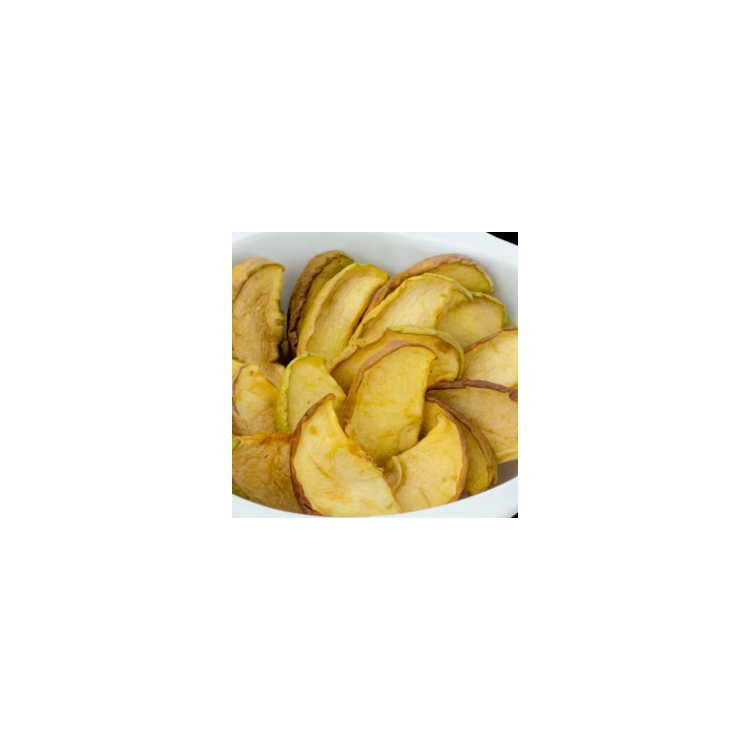 Manzana deshidratada ecologica  100g.