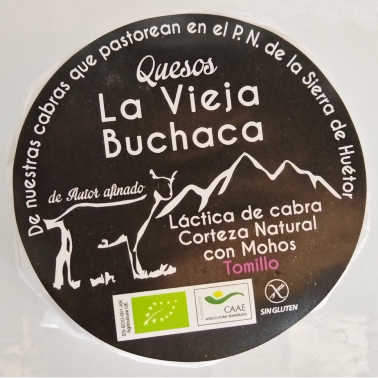 Queso coagulacion lactica tomillo eco 140g V. Buc