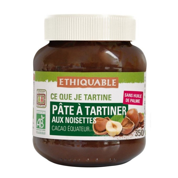 Crema de cacao con avellanas eco CJ 350g IDEAS