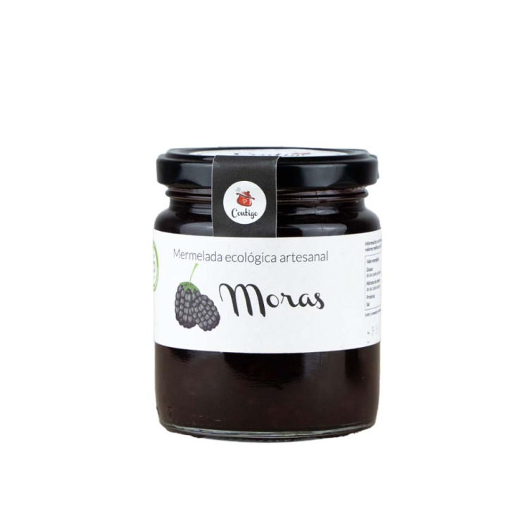 Mermelada de moras c/ zumo manzana eco 260g Contig