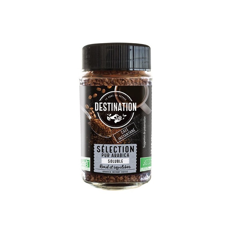 Cafe soluble arabica CJ eco 100g. Destination