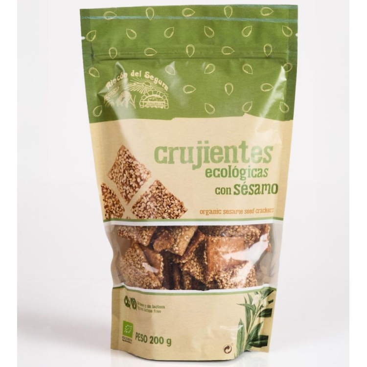 Crujientes con sesamo eco 200g. Rincon