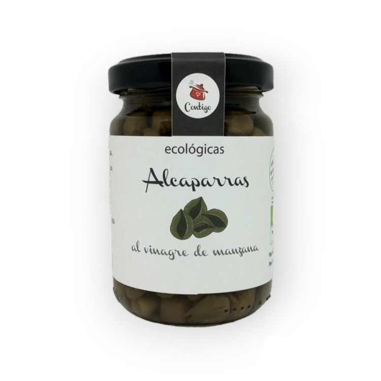 Alcaparra en vinagre ecologica PNE 80g. Contigo