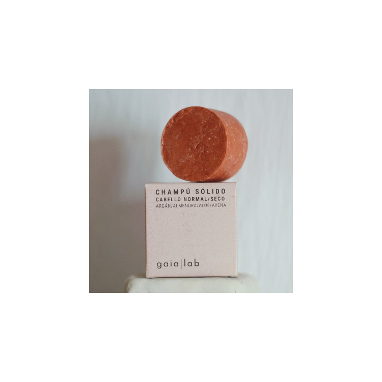 Champu solido cabello norm-seco Argán 75g. Gaialab