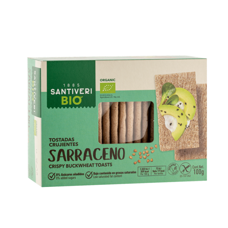 Tostadas ligeras S/G  eco 100g Santiveri