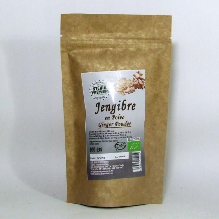 Jengibre en polvo ecologico 125g.