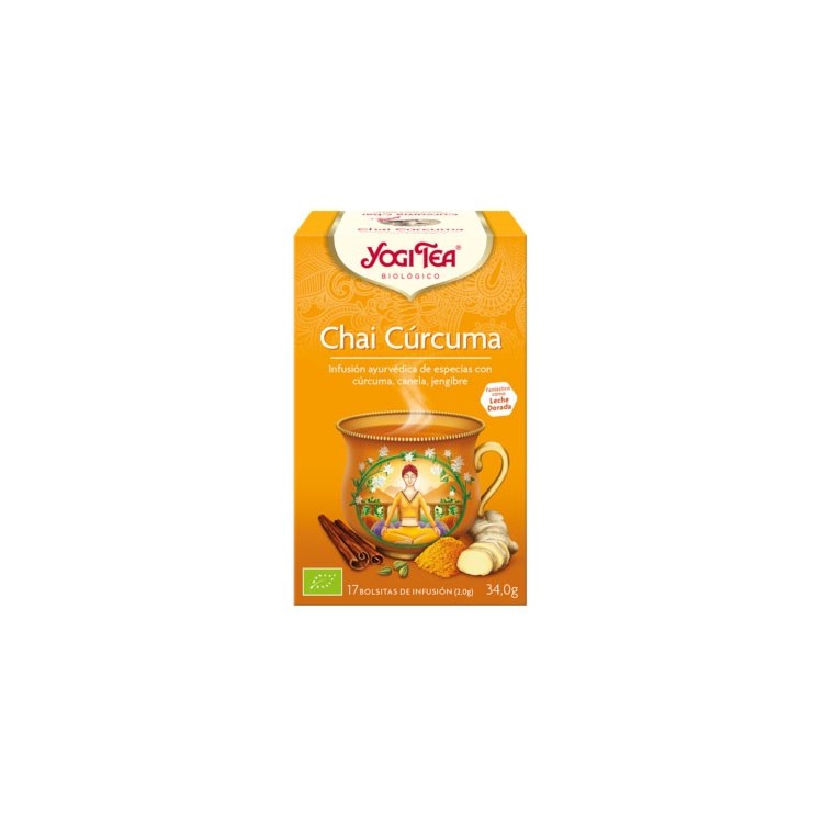 Te Yogi curcuma chai eco 34g. (17 bols.) Yogit