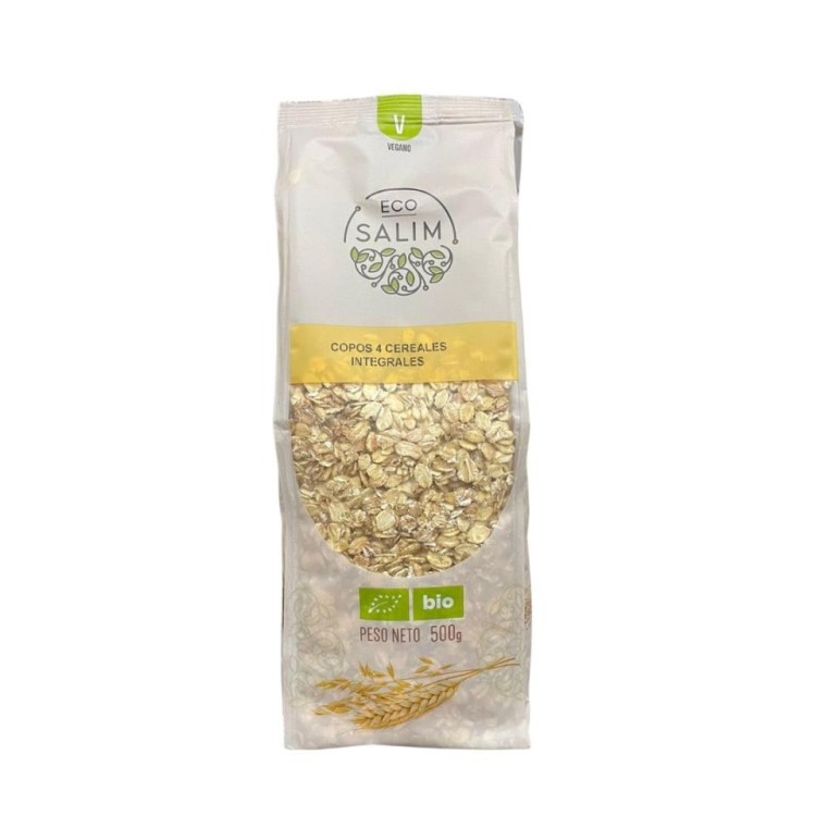 Copos 4 cereales integrales 500g eco Ecosalim