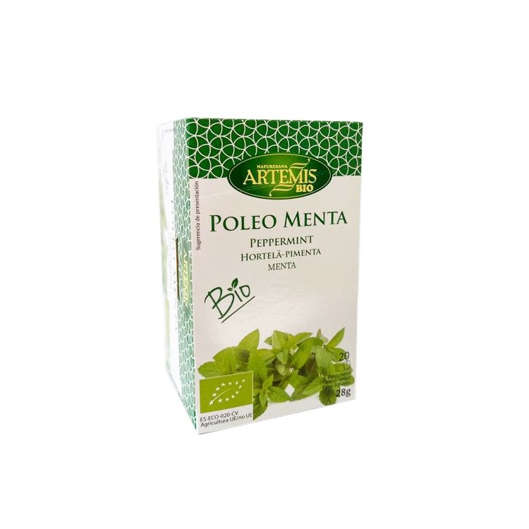 Poleo menta eco 28g. 20 Bolsitas Artemis
