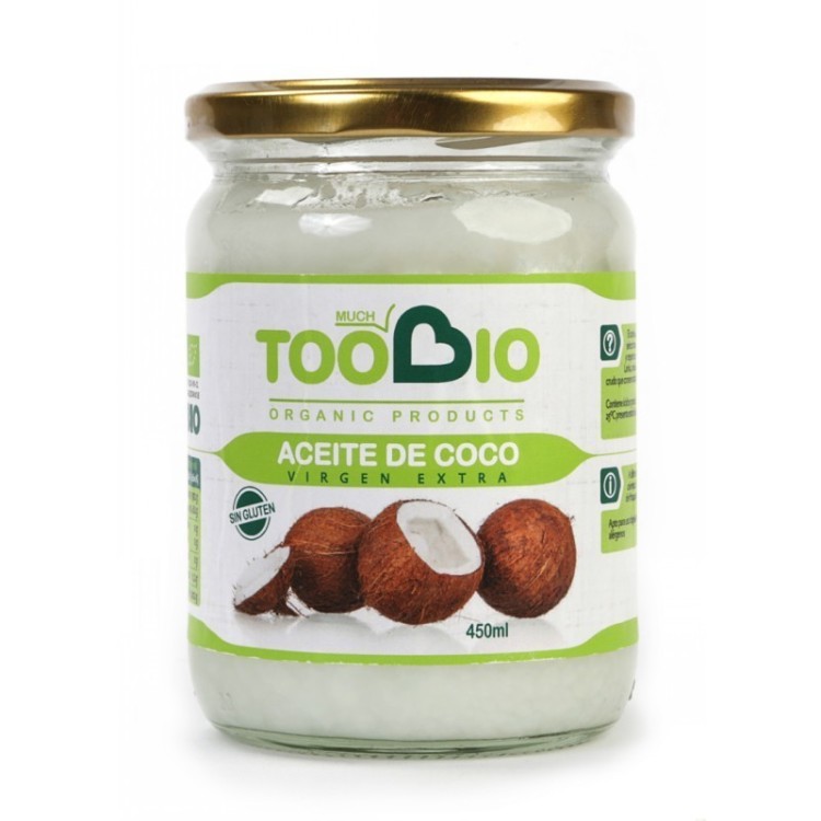 Aceite de coco virgen S/G eco 500mL Toobio