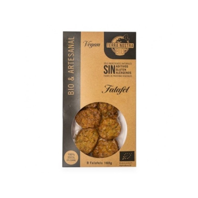 Falafel atesanal ecologico 160g. 8u Terra Nostra