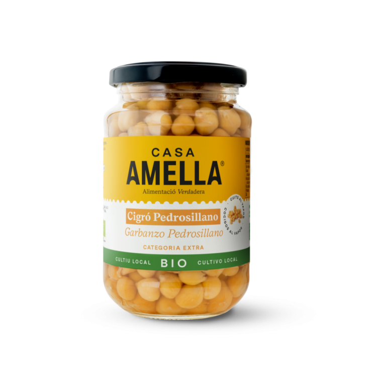 Garbanzo cocido pedrosillano eco 330g Casa Amella