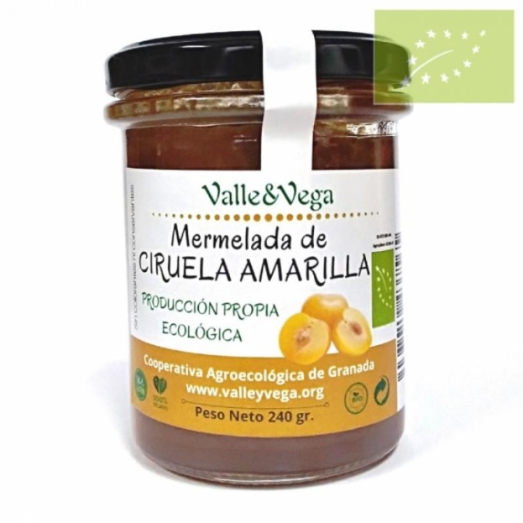 Mermelada de ciruela amarilla ecologica (240g.)