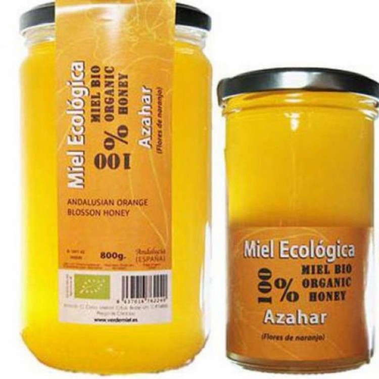 Miel cruda azahar ecologica Verdemiel