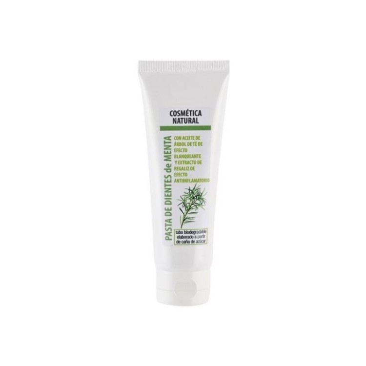 Pasta de dientes con arbol de te y extracto de regaliz sabor menta  CJ (75mL.)1unidad