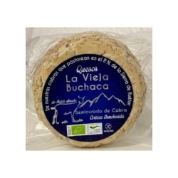 Queso de cabra semicurado ecologico La Vieja Buchaca (aprox. 350g.)