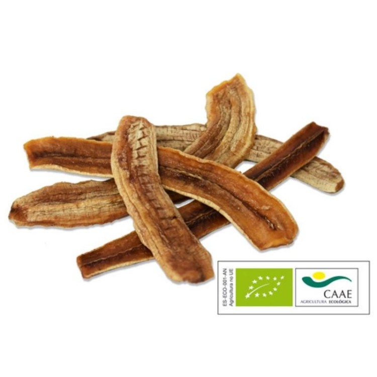 Platano deshidratado ecologico 100g.