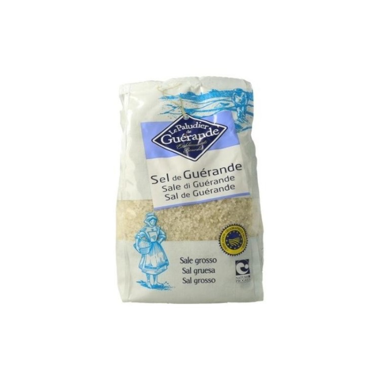 Sal gruesa gris de Guerande (1kg.) (Paludier)